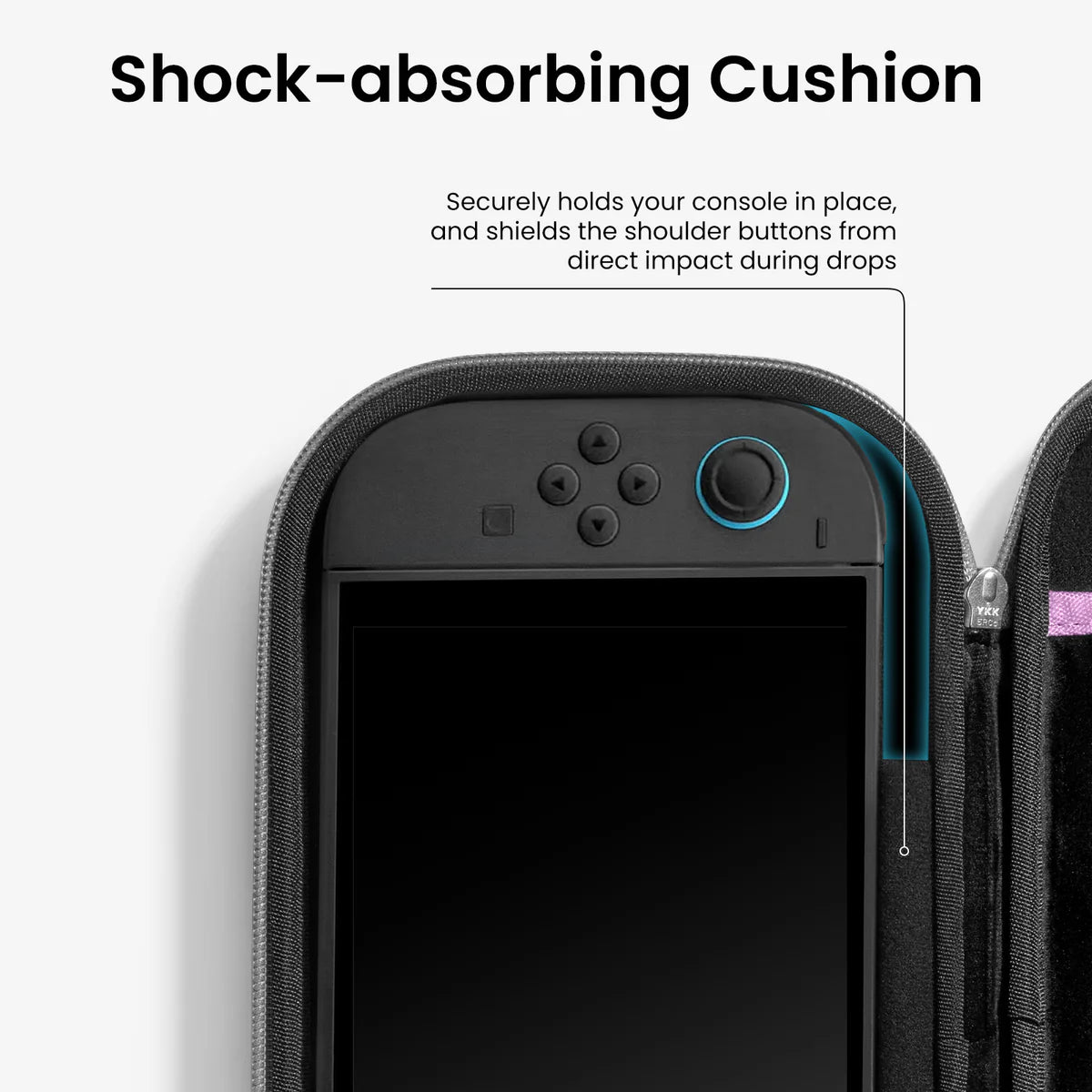 tomtoc GameOn-G49 Travel Bag for Nintendo Switch 2 - Black