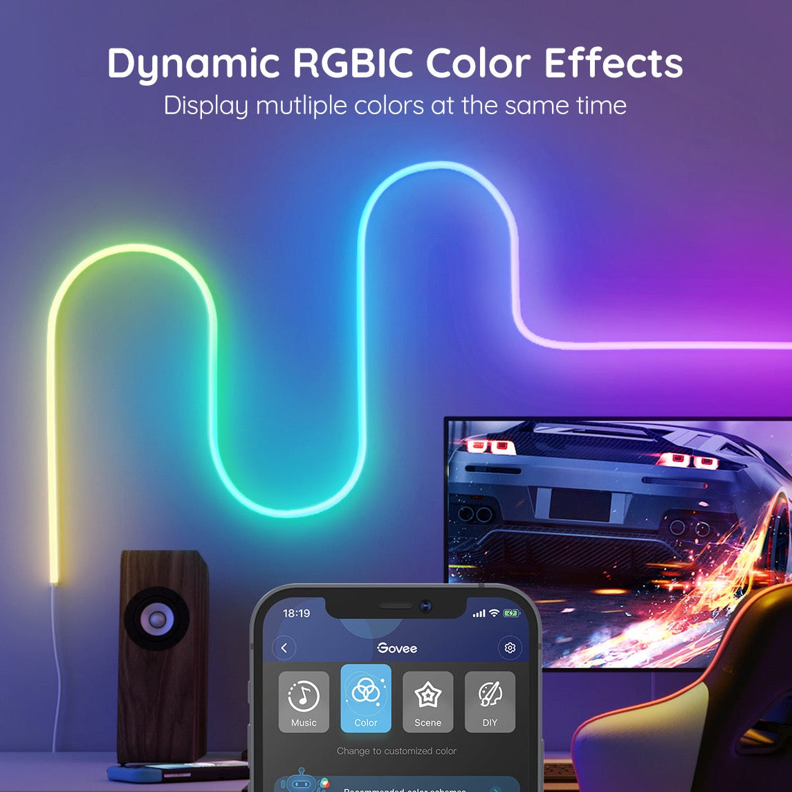 Govee Neon Flex RGBIC 3M