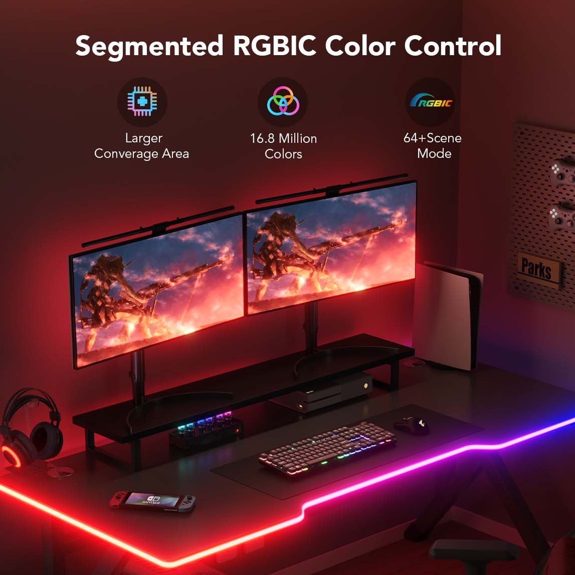 Govee Gaming Table Neon Rope RGBIC 3M