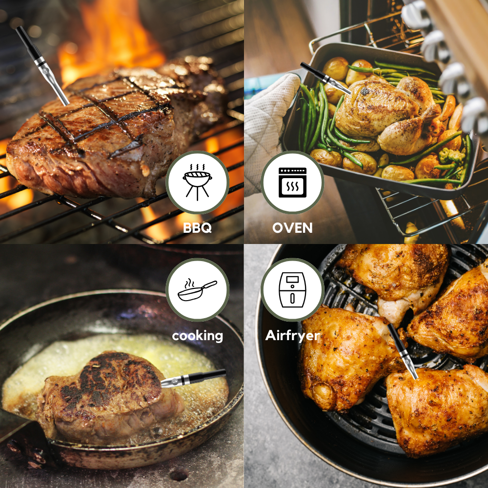herQs Double Max – Wireless Rechargeable Dual Probe Meat Thermometer