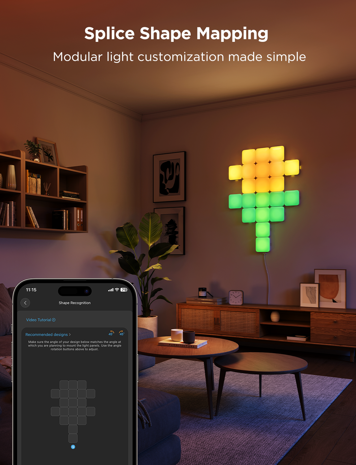 Govee Mini Panel Lights - 6 Piece Expansion Pack