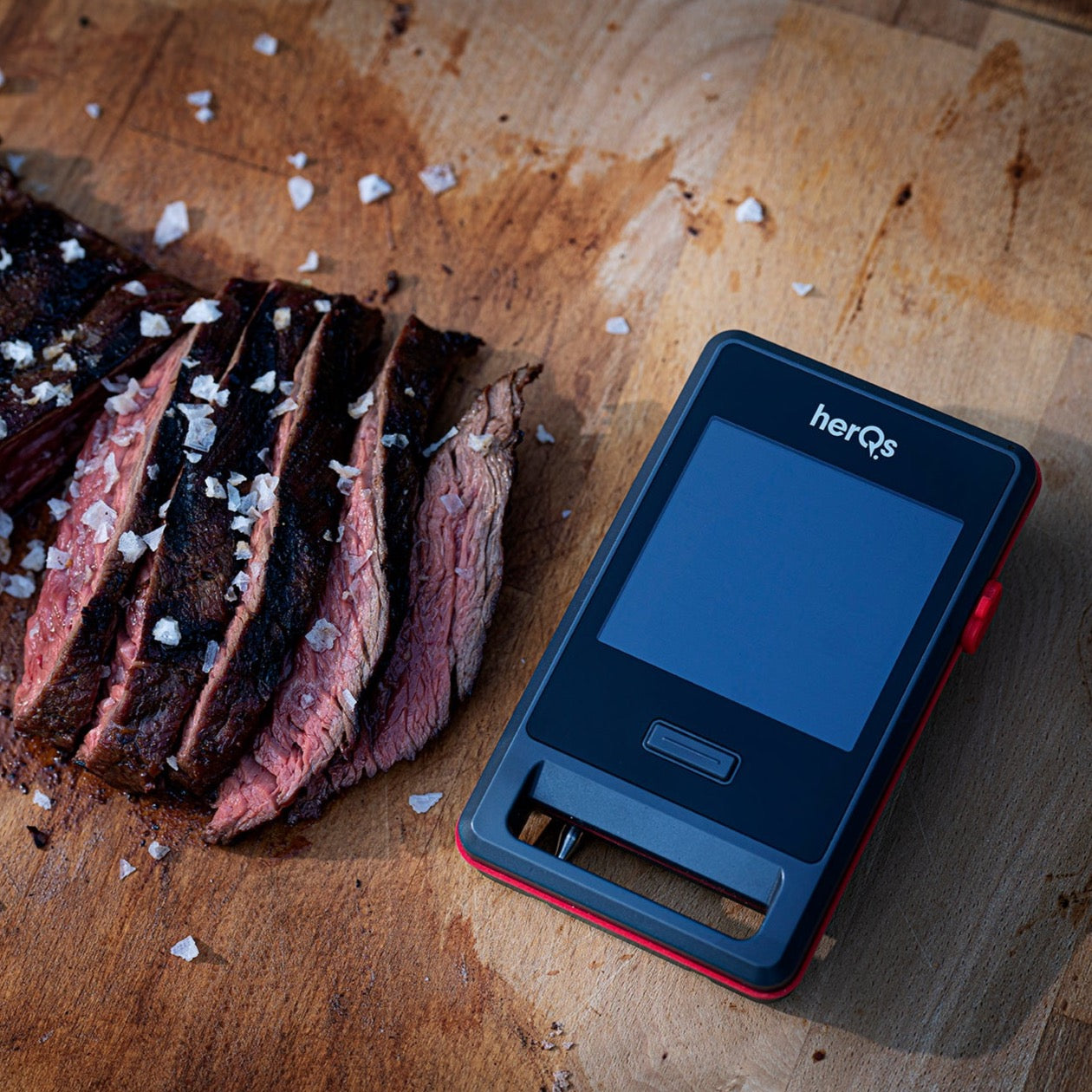 herQs Pin Pro – Dual Wireless Rechargeable Smart Meat Thermometer