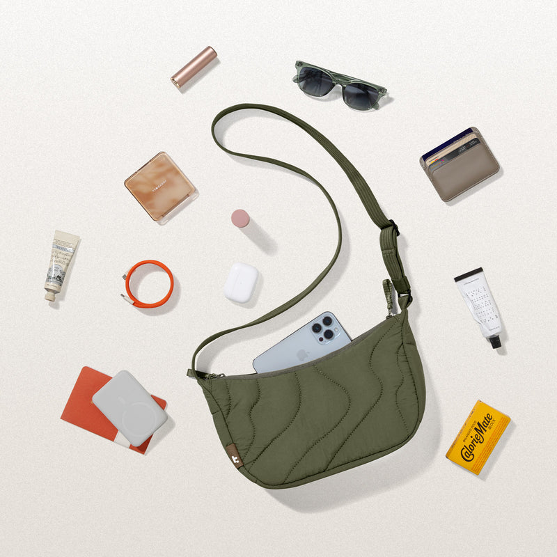 tomtoc Terra-T34 Puffy Crossbody Bag 3.5L Greenlands - T34S1T2 Cross Body Bags