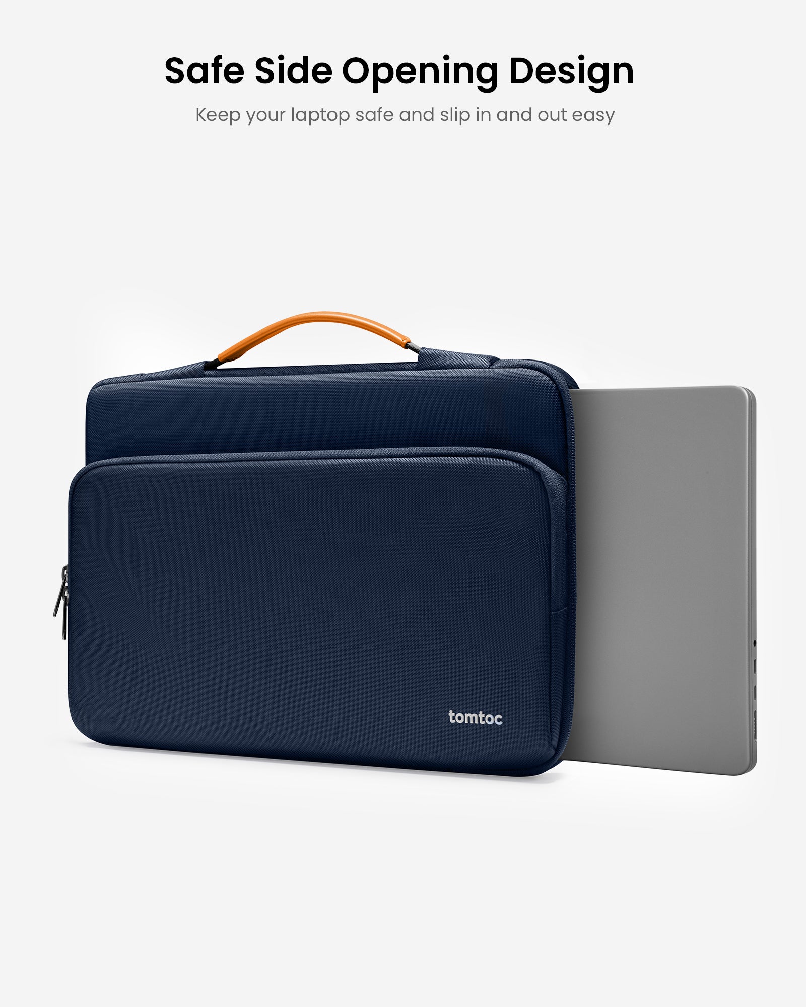 tomtoc Defender-A14 Laptop Briefcase 16 Inch Universal Navy Blue - A14F3B2 Laptop Bags