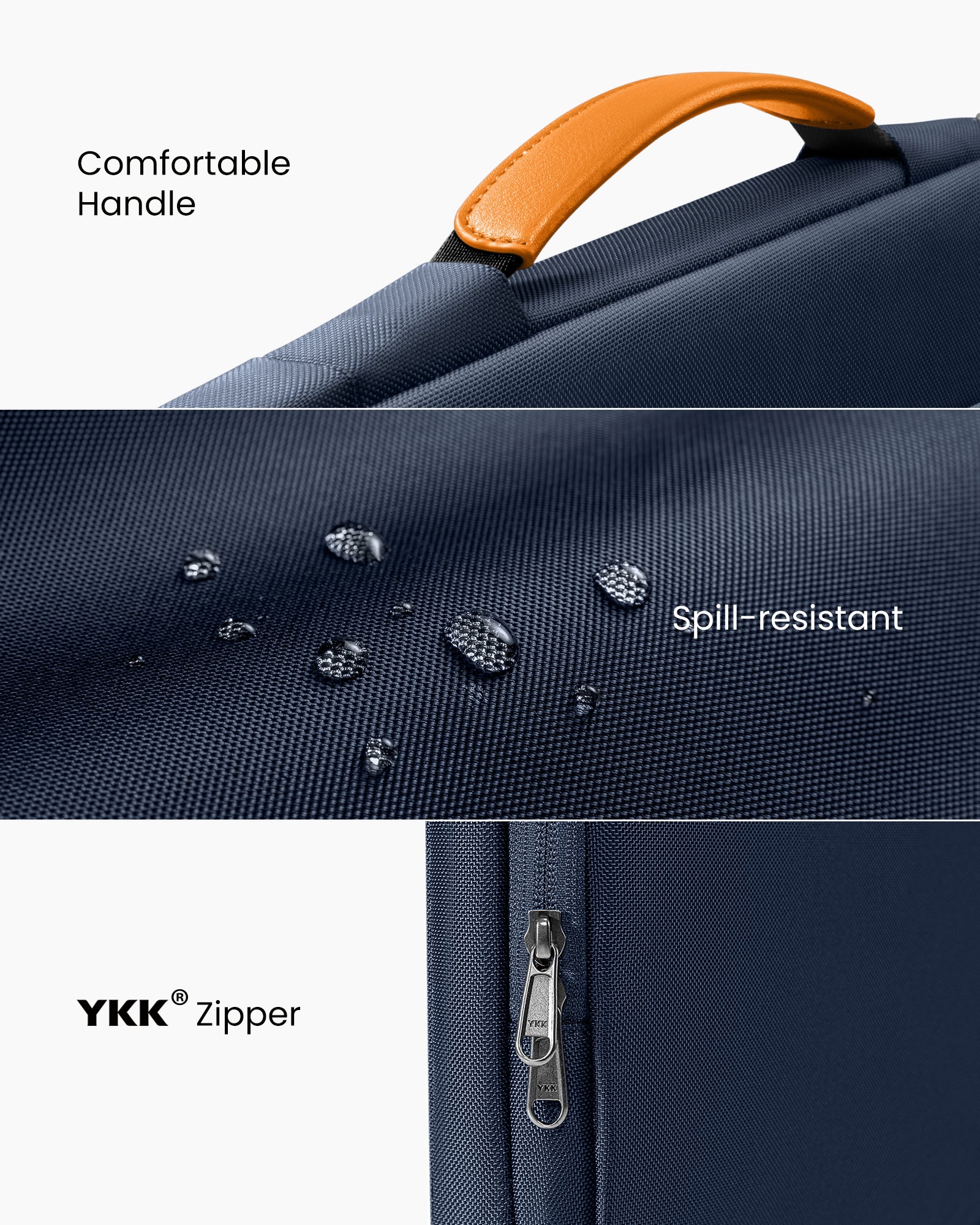 tomtoc Defender-A14 Laptop Briefcase 16 Inch Universal Navy Blue - A14F3B2 Laptop Bags