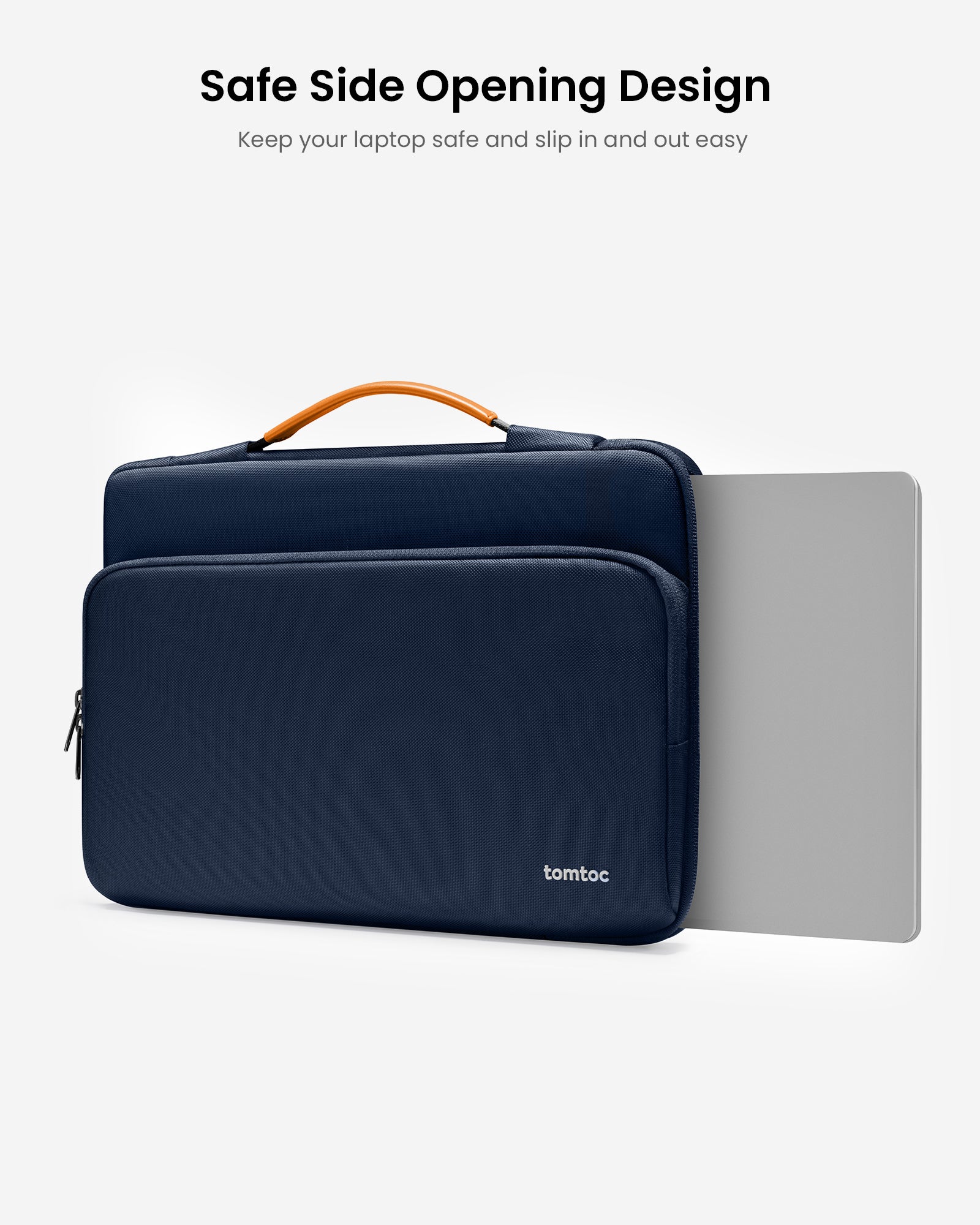 tomtoc Defender-A14 Laptop Briefcase 16 Inch Universal Navy Blue - A14F3B2 Laptop Bags