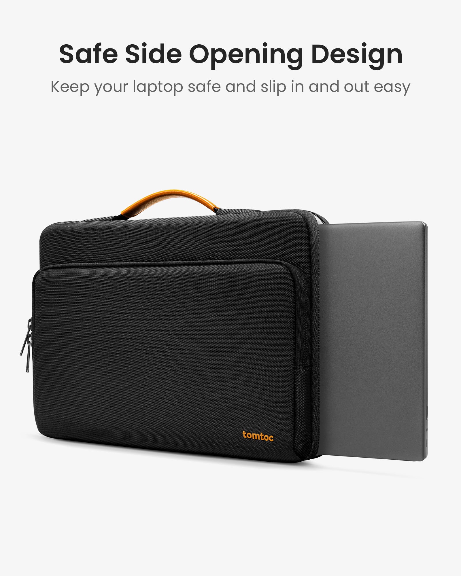 tomtoc Defender-A14 Laptop Briefcase 14 Inch Universal Black - A14D3D1 Laptop Bags