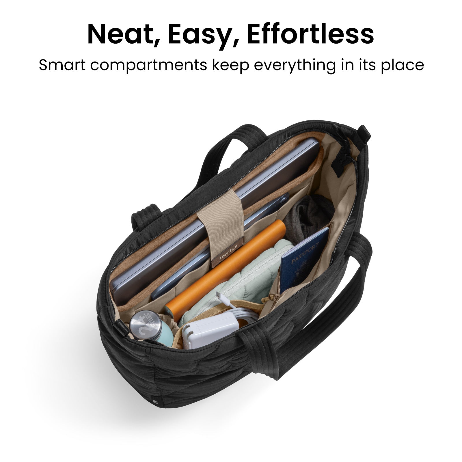 tomtoc Terra-T38 Puffy Laptop Tote Bag 16 Inch Macbook/13.5L Lavascape - T38M1D1 Laptop Bags
