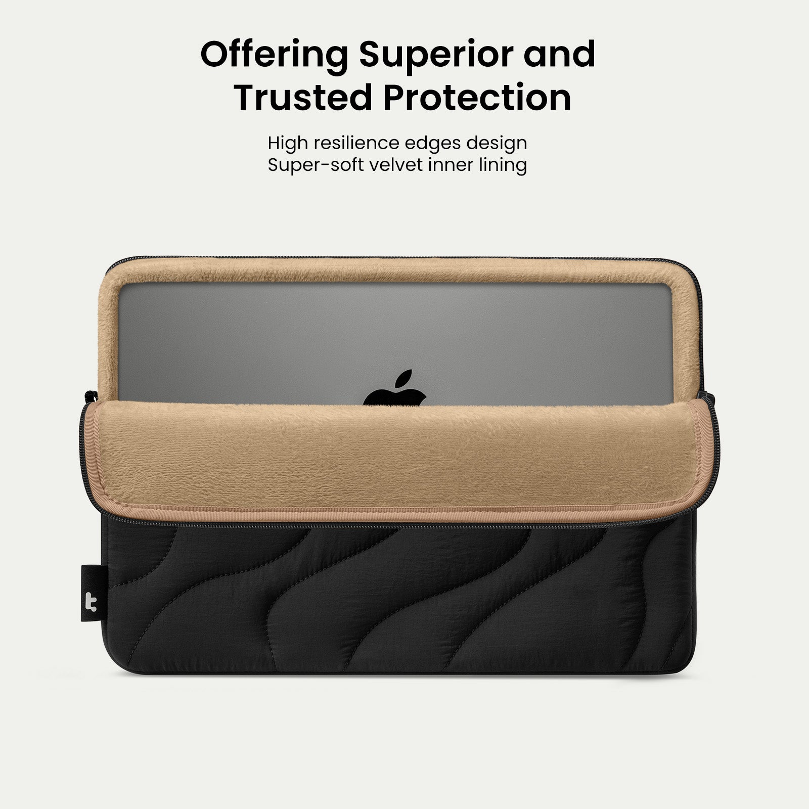 tomtoc Terra-A27 Puffy Laptop Sleeve 13 Inch MacBook Lavascape - A27C2D1 Laptop Bags