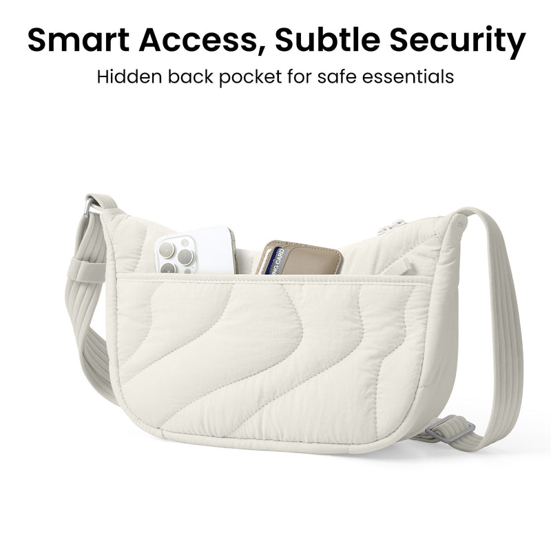 tomtoc Terra-T34 Puffy Crossbody Bag 3.5L Snowberg - T34S1W1 Cross Body Bags