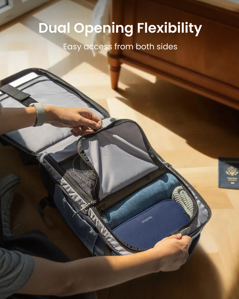 tomtoc Navigator-T66 Liteway Travel Backpack 16 Inch Universal/28L Light Gray - T66S1G2 Laptop Backpacks