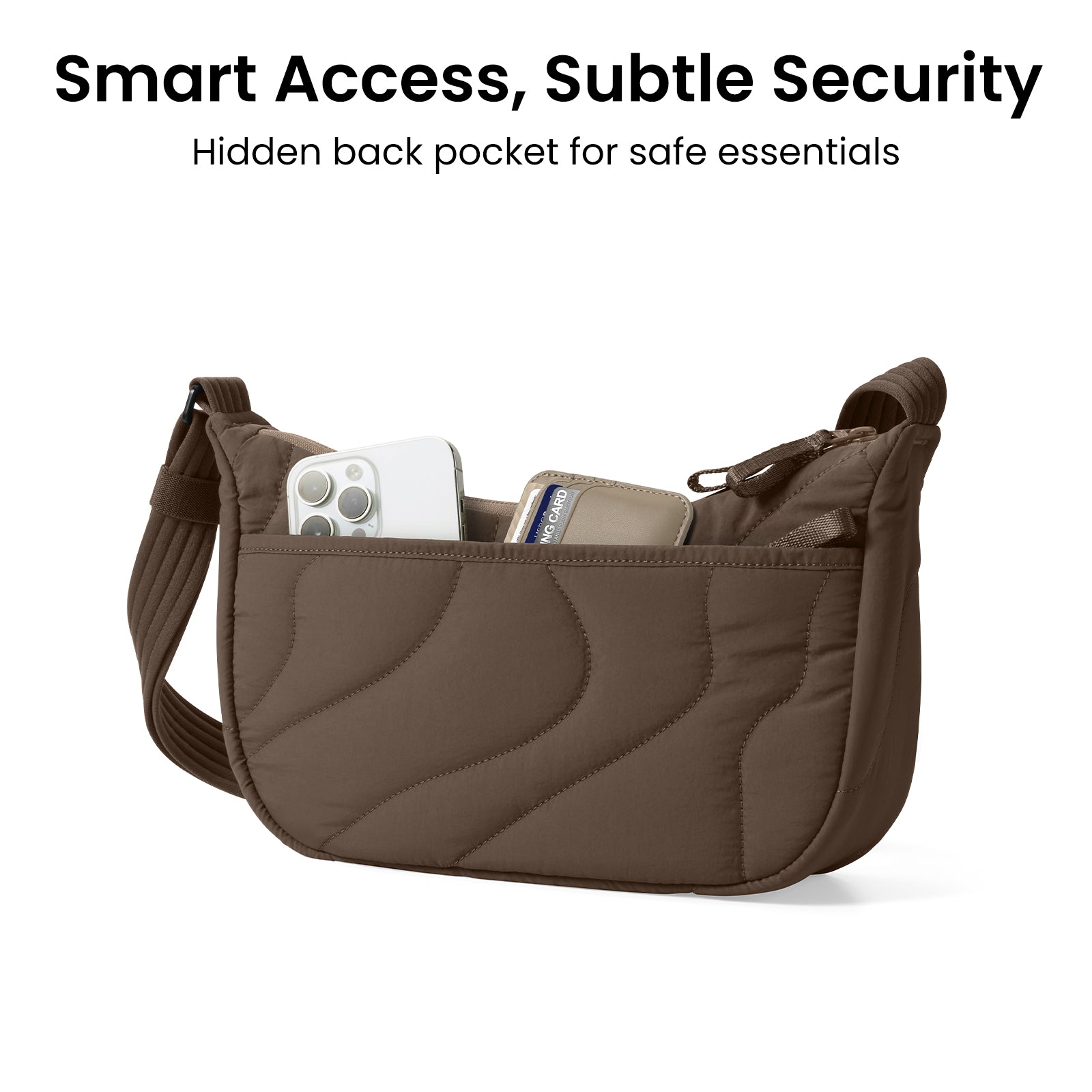 tomtoc Terra-T34 Puffy Crossbody Bag 3.5L Earthshade - T34S1Y1 Cross Body Bags