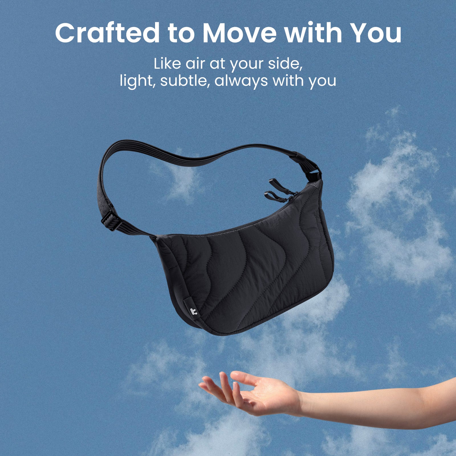tomtoc Terra-T34 Puffy Crossbody Bag 3.5L Lavascape - T34S1D1 Cross Body Bags