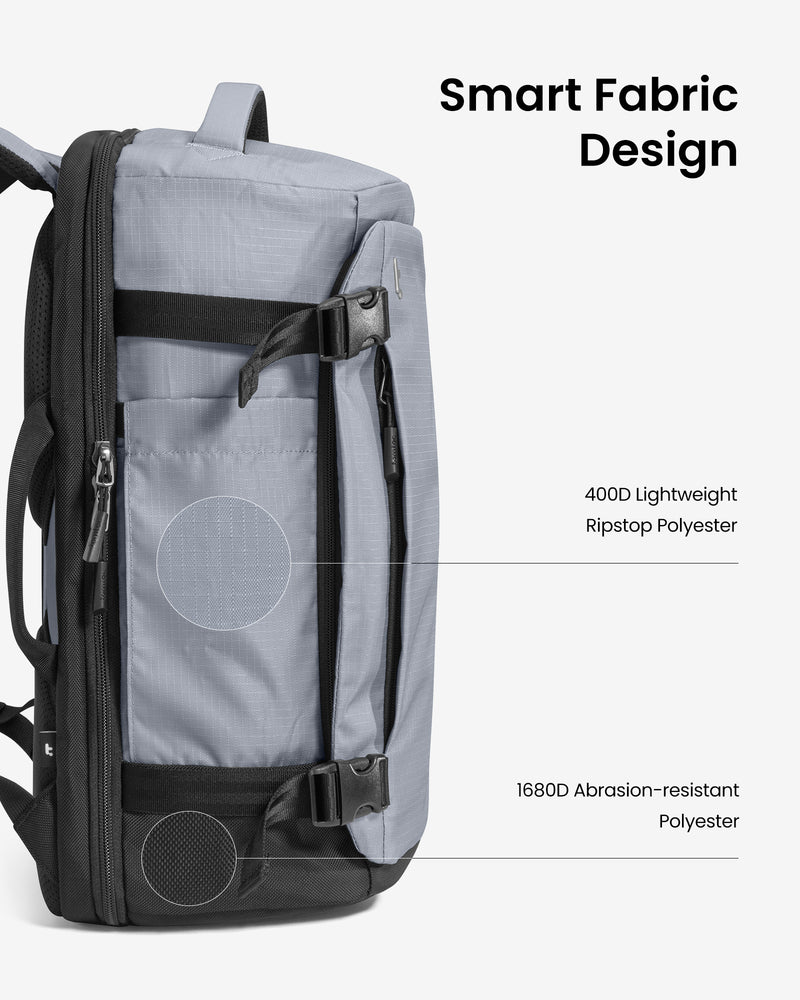 tomtoc Navigator-T66 Liteway Travel Backpack 16 Inch Universal/28L Light Gray - T66S1G2 Laptop Backpacks