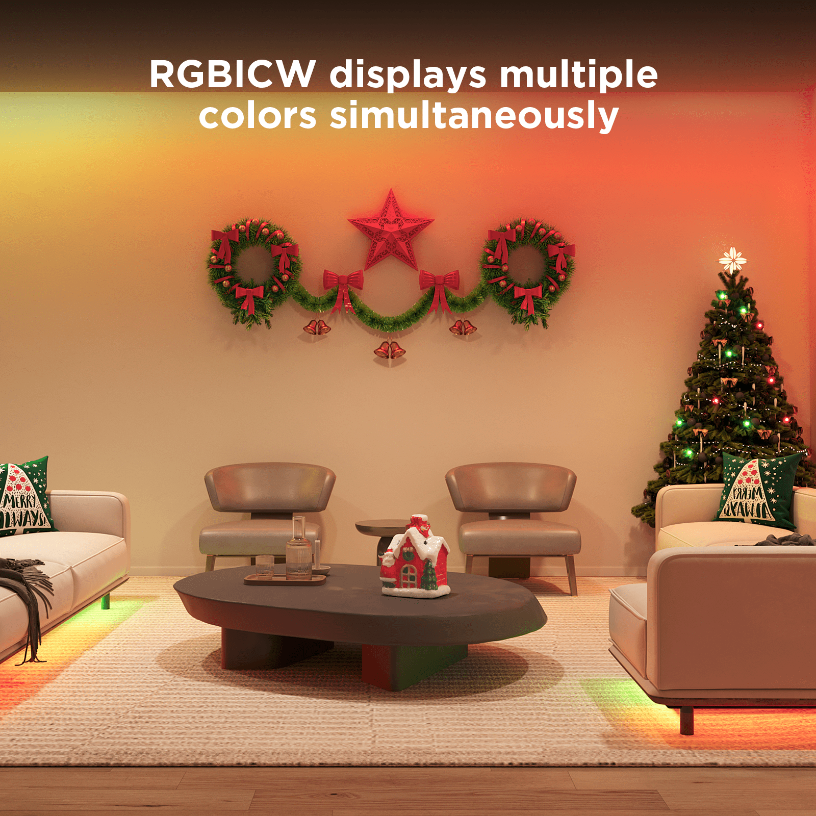 Govee 5M RGBIC+W Lightstrip (Matter) - H612AED1 Lighting
