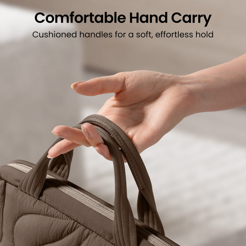 tomtoc Terra-A28 Puffy Laptop Handbag 14 Inch Universal Earthshade - A28D3Y1 Laptop Bags
