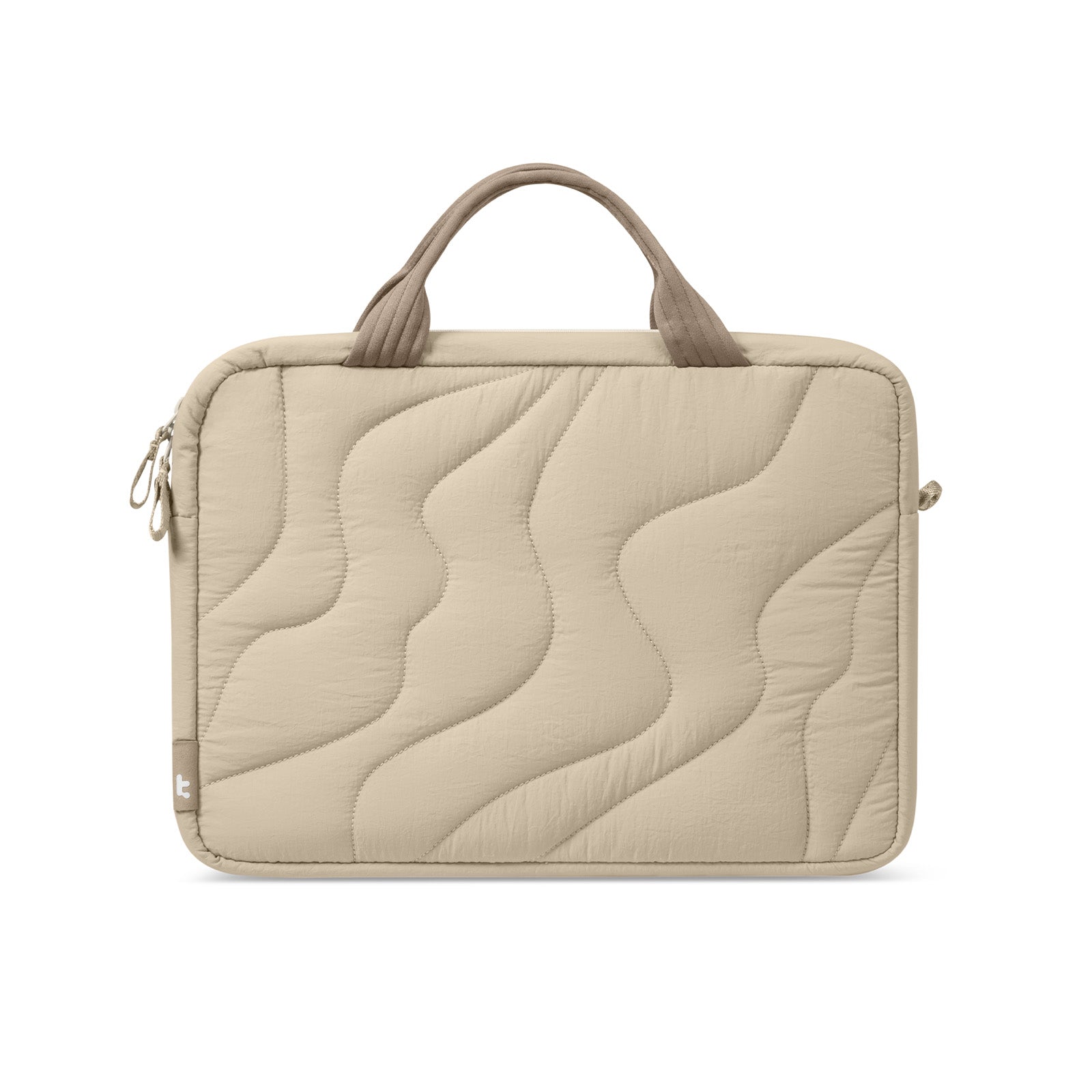 tomtoc Terra-A28 Puffy Laptop Handbag 14 Inch Universal Natural Sand - A28D3K2 Laptop Bags