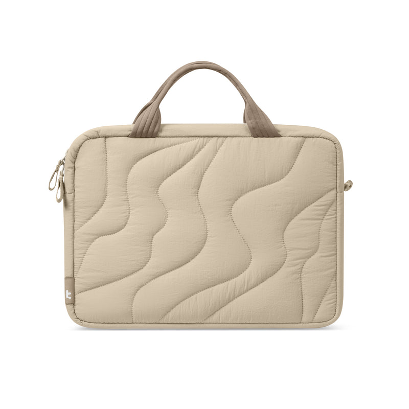 tomtoc Terra-A28 Puffy Laptop Handbag 14 Inch Universal Natural Sand - A28D3K2 Laptop Bags