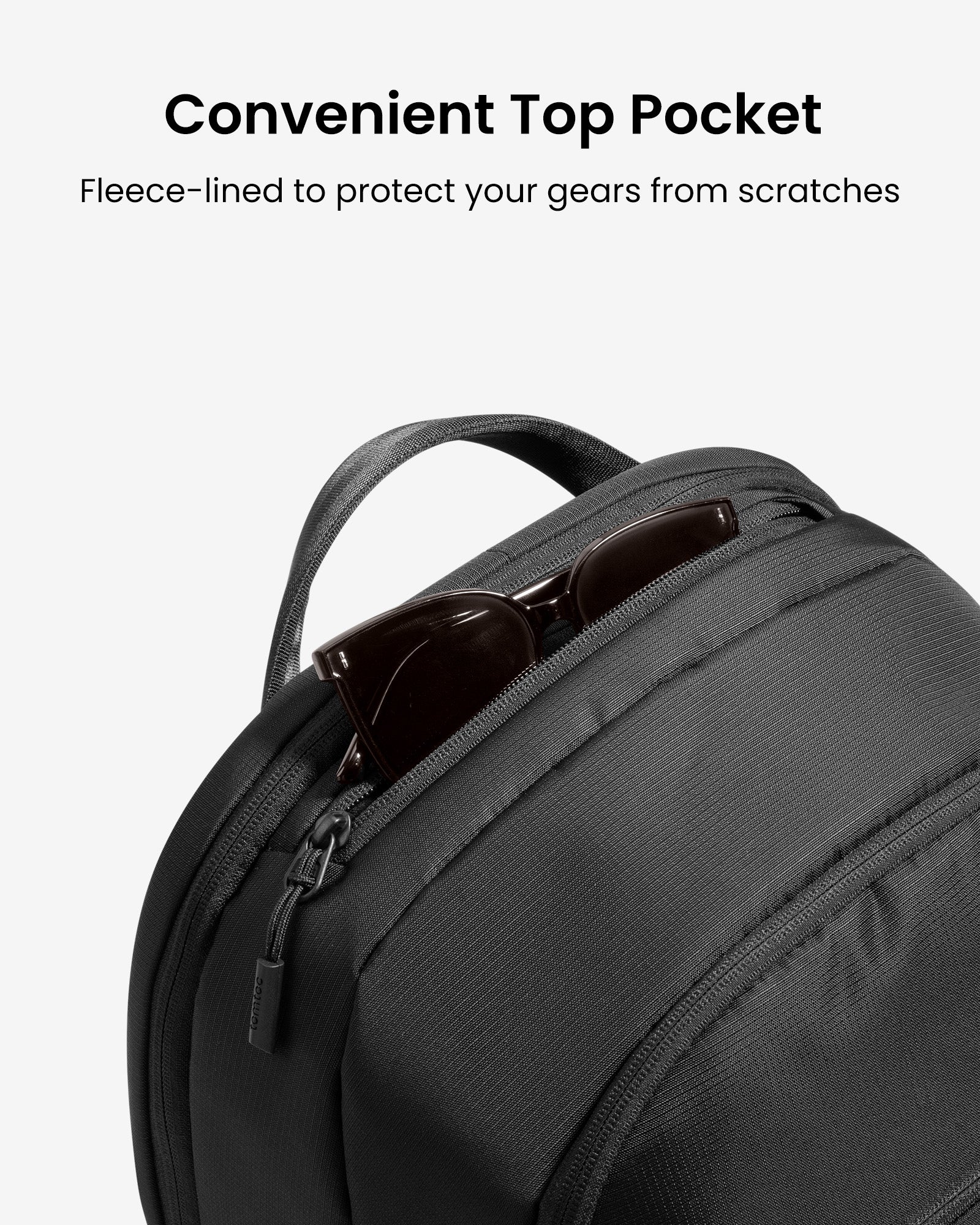 tomtoc UrbanEX-T77 Laptop Backpack 16 Inch Universal/32L Black - T77L1D1 Laptop Backpacks