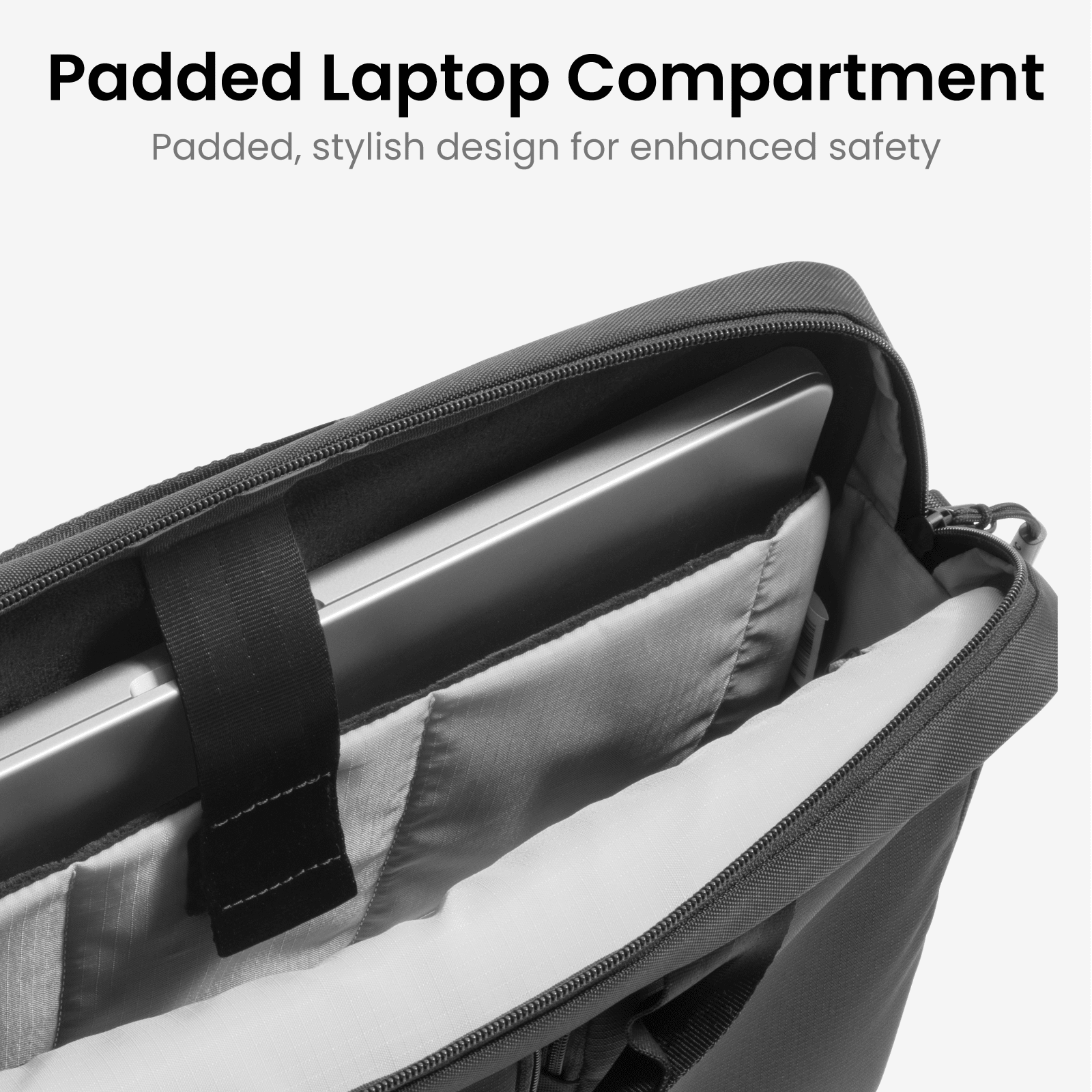 tomtoc Navigator-A33 Laptop Shoulder Bag 16 Inch Universal Black - A33F3D1 Laptop Bags