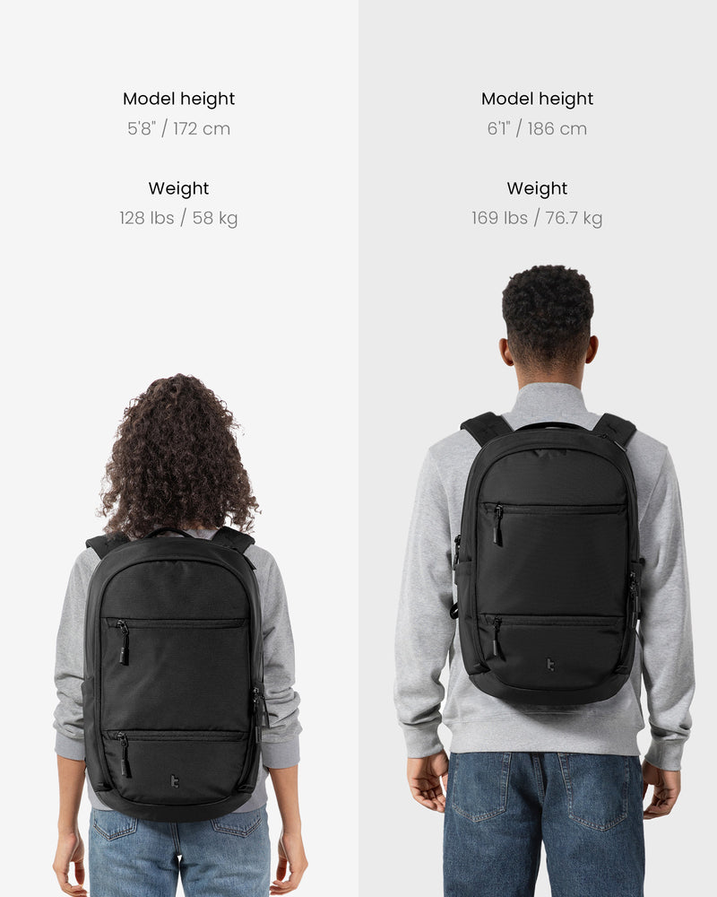 tomtoc UrbanEX-T77 Laptop Backpack 16 Inch Universal/32L Black - T77L1D1 Laptop Backpacks