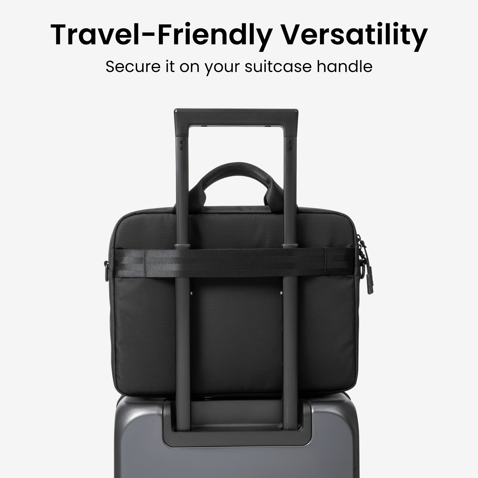 tomtoc Navigator-A33 Laptop Shoulder Bag 16 Inch Universal Black - A33F3D1 Laptop Bags