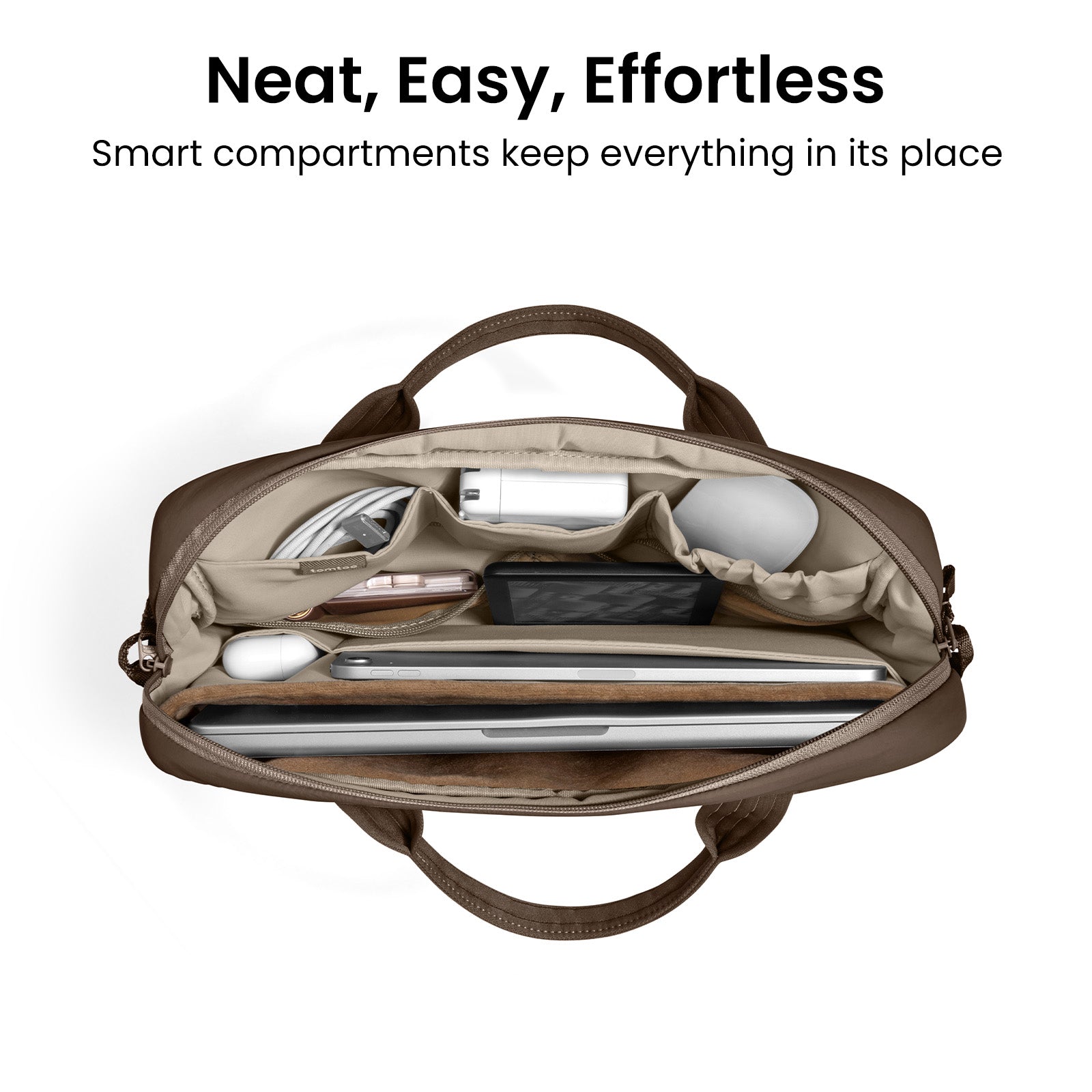 tomtoc Terra-A28 Puffy Laptop Handbag 14 Inch Universal Earthshade - A28D3Y1 Laptop Bags