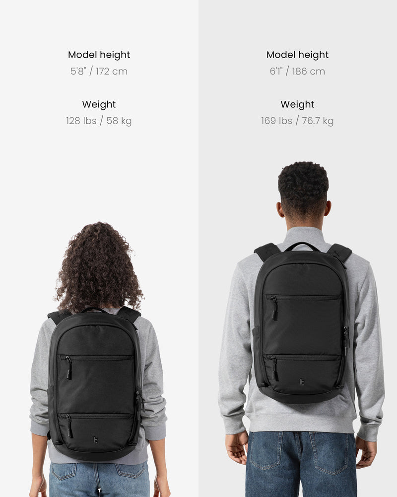 tomtoc UrbanEX-T77 Laptop Backpack 16 Inch Universal/26L Black - T77M1D1 Laptop Backpacks