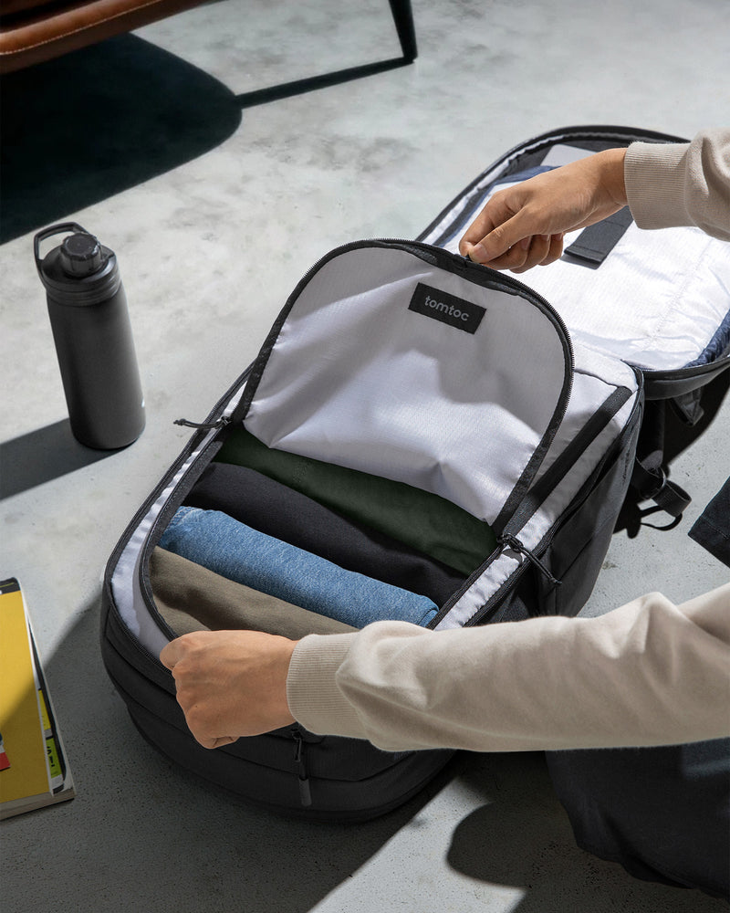 tomtoc UrbanEX-T77 Laptop Backpack 16 Inch Universal/32L Black - T77L1D1 Laptop Backpacks