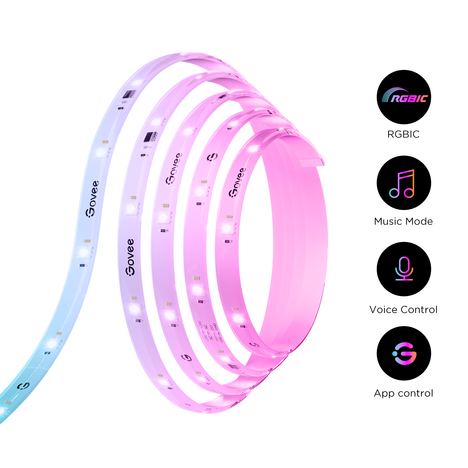 Govee 5M RGBIC+W Lightstrip (Matter) - H612AED1 Lighting