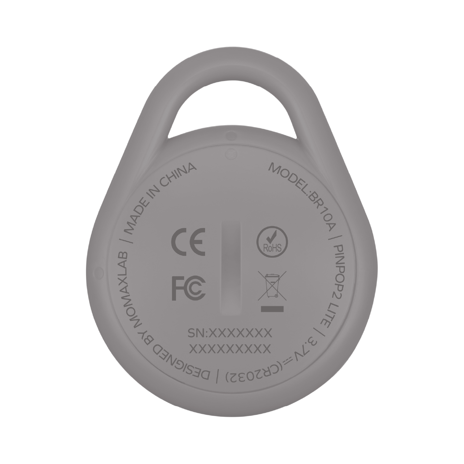 Momax Pinpop² Lite Find My Locator Grey