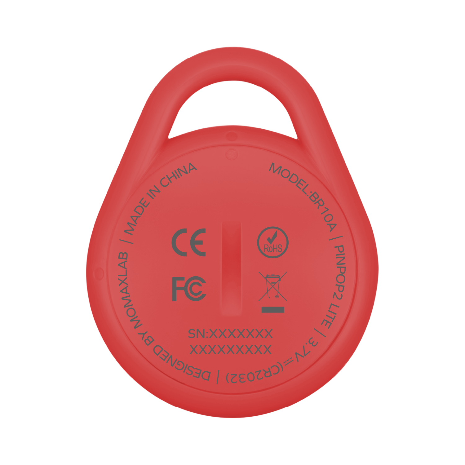 Momax Pinpop² Lite Find My Locator Red