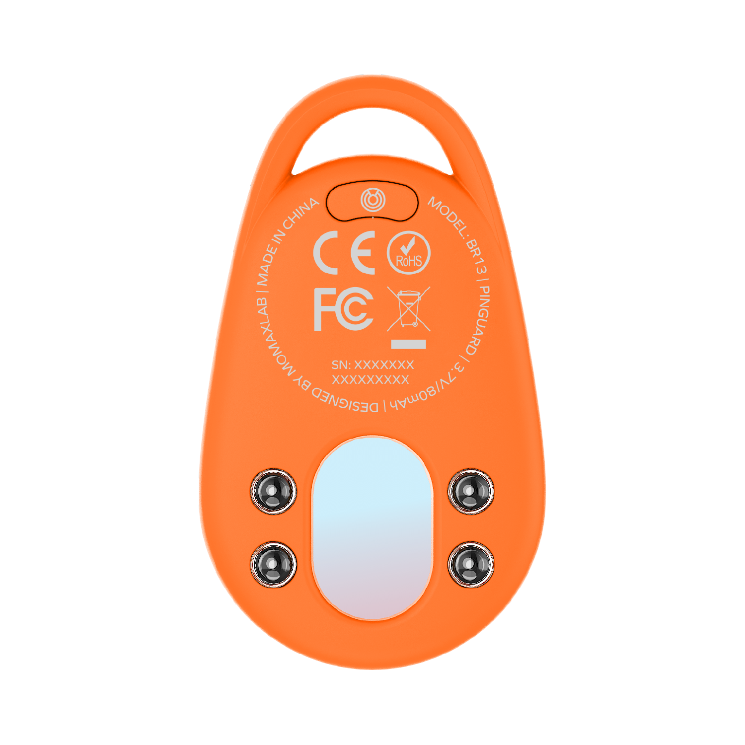 Momax PinGuard Camera Scanning Find My Locator (Orange)