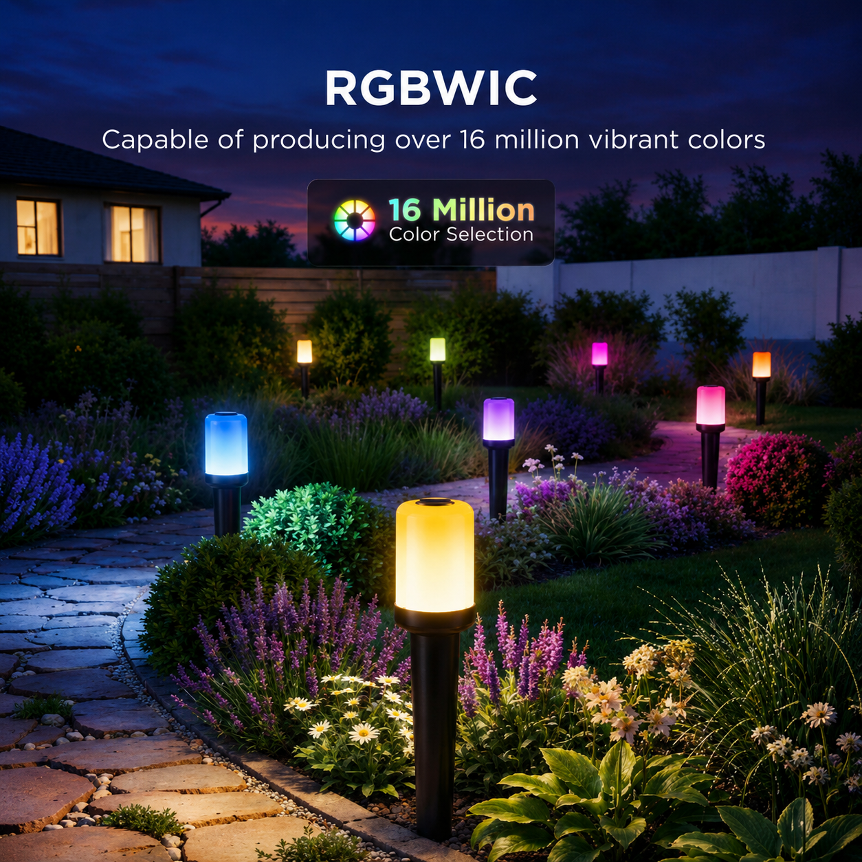 Govee Outdoor Pathway Lights 4-Pack - H3510E11 Landscape Pathway Lighting