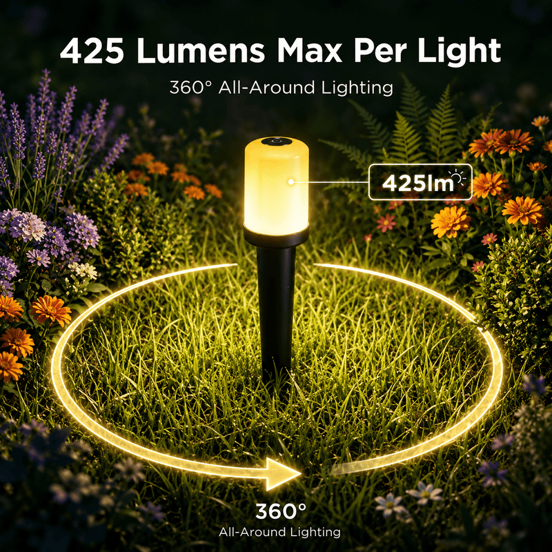 Govee Outdoor Pathway Lights 4-Pack - H3510E11 Landscape Pathway Lighting