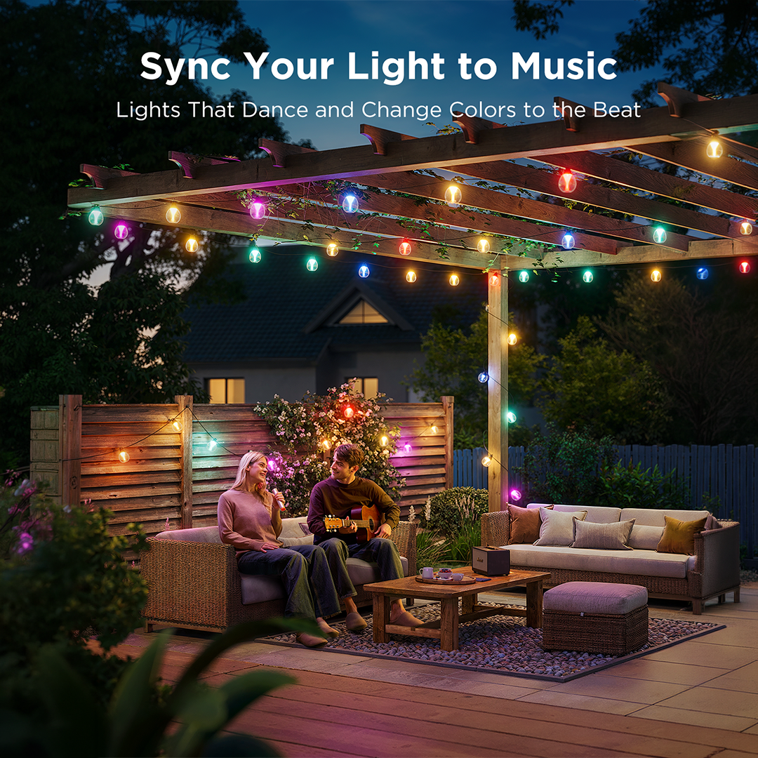 Govee Outdoor String Lights 15m IP67 - H7025EB1 Light Ropes & Strings