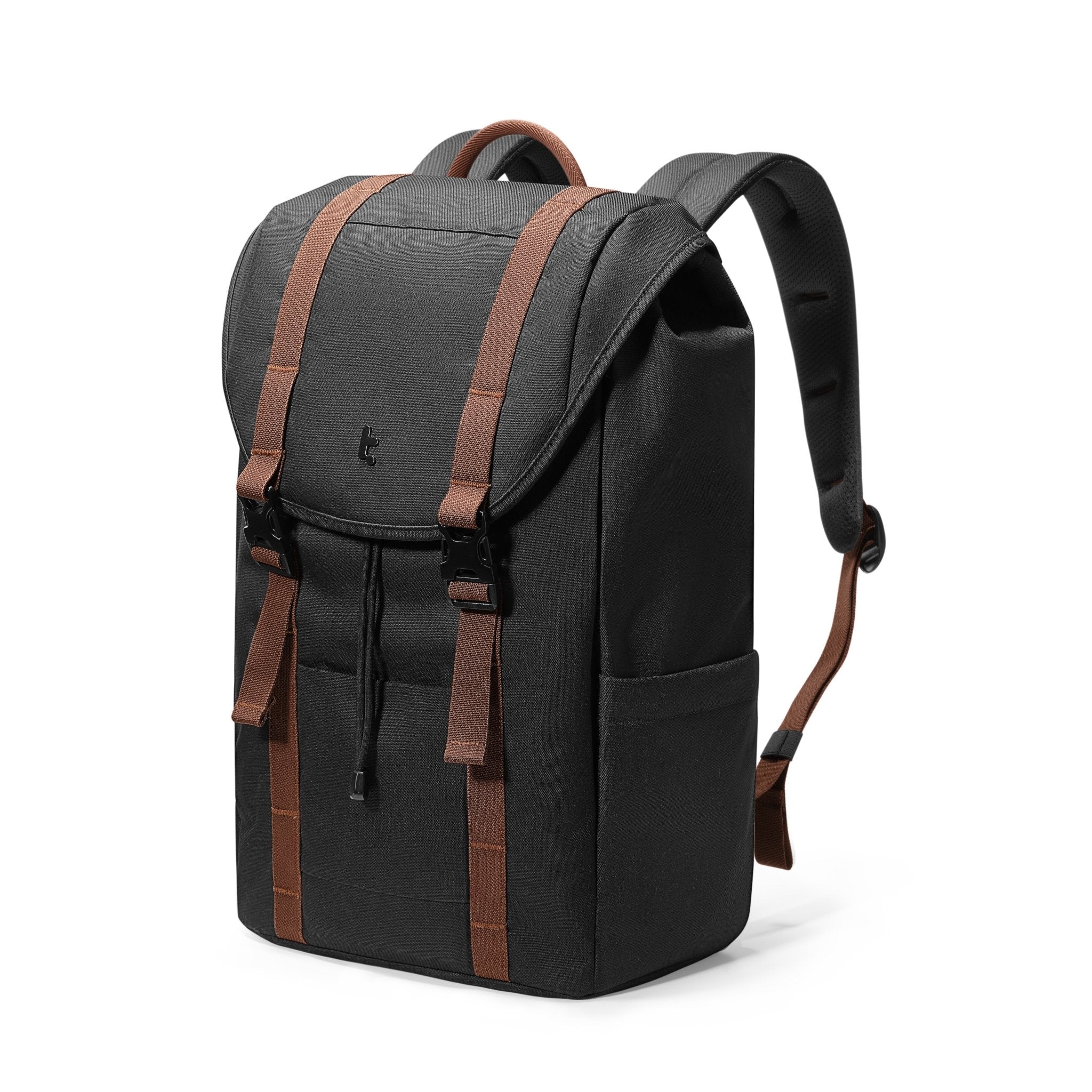 tomtoc - VintPack Laptop Backpack 15.6 Inch - Black - TA1M1D1 Backpacks