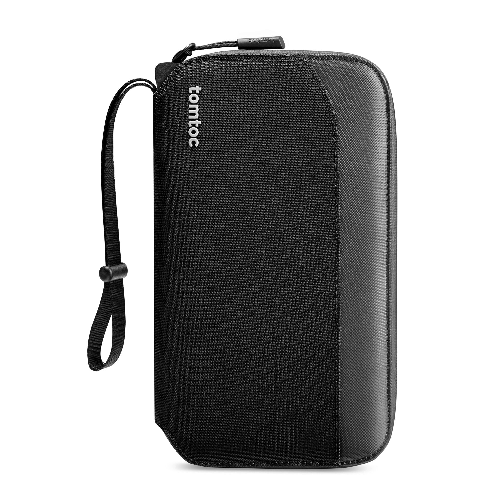 tomtoc Navigator Passport Bag Small - Black - T03M1D1 Travel Wallets