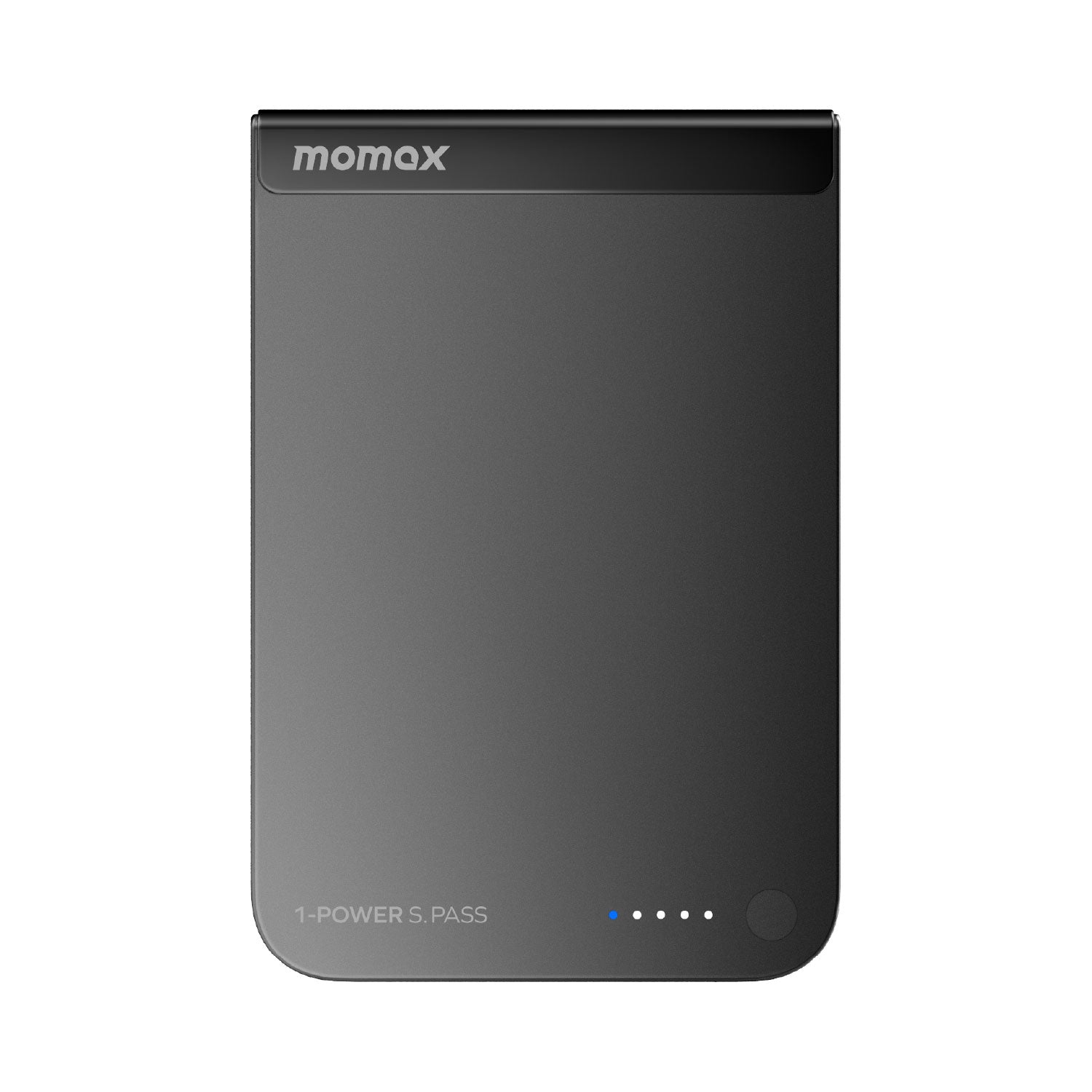 Momax 1-Power S.Pass 5000mAh Qi2 Magnetic Wireless Battery Pack Black