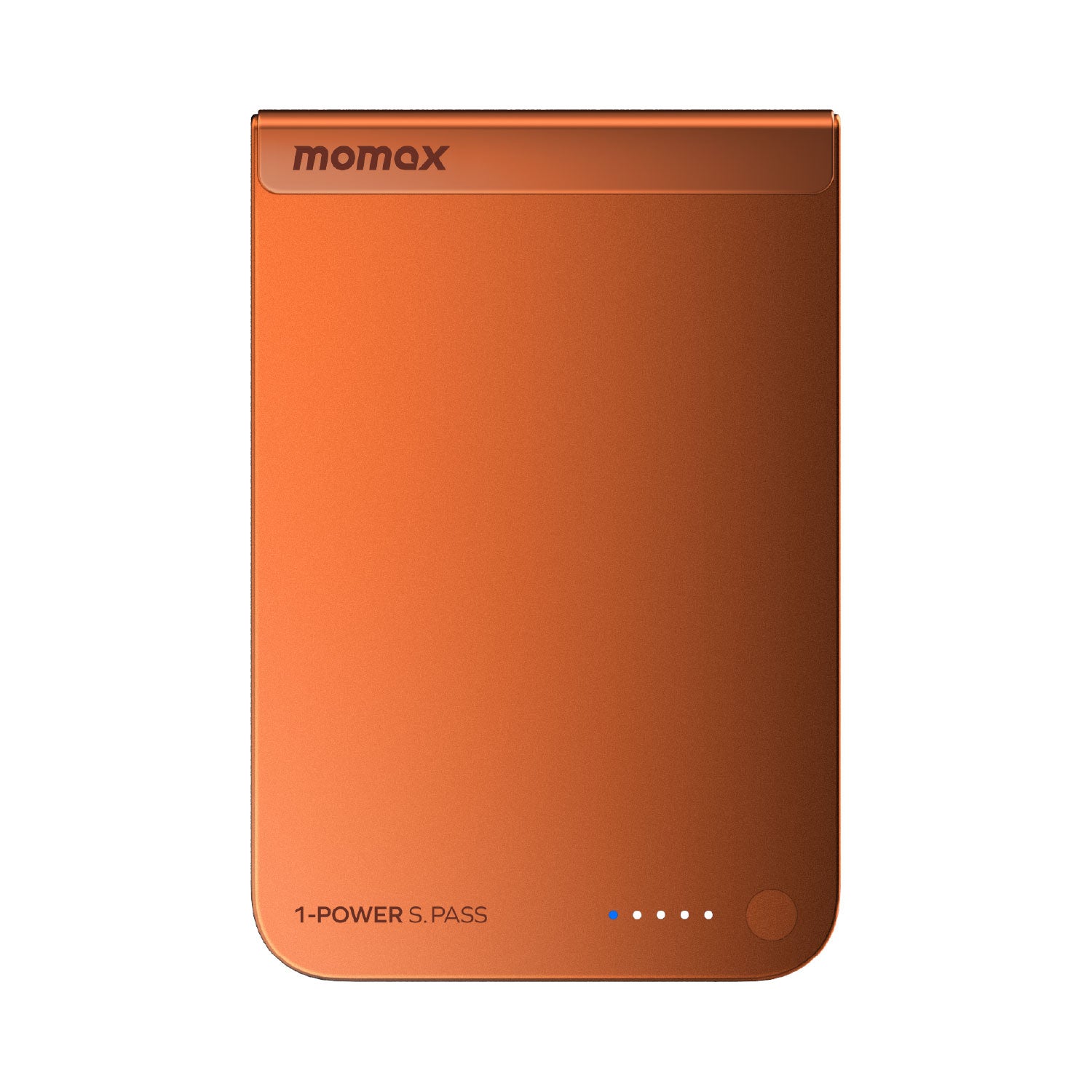 Momax 1-Power S.Pass 5000mAh Qi2 Magnetic Wireless Battery Pack Orange