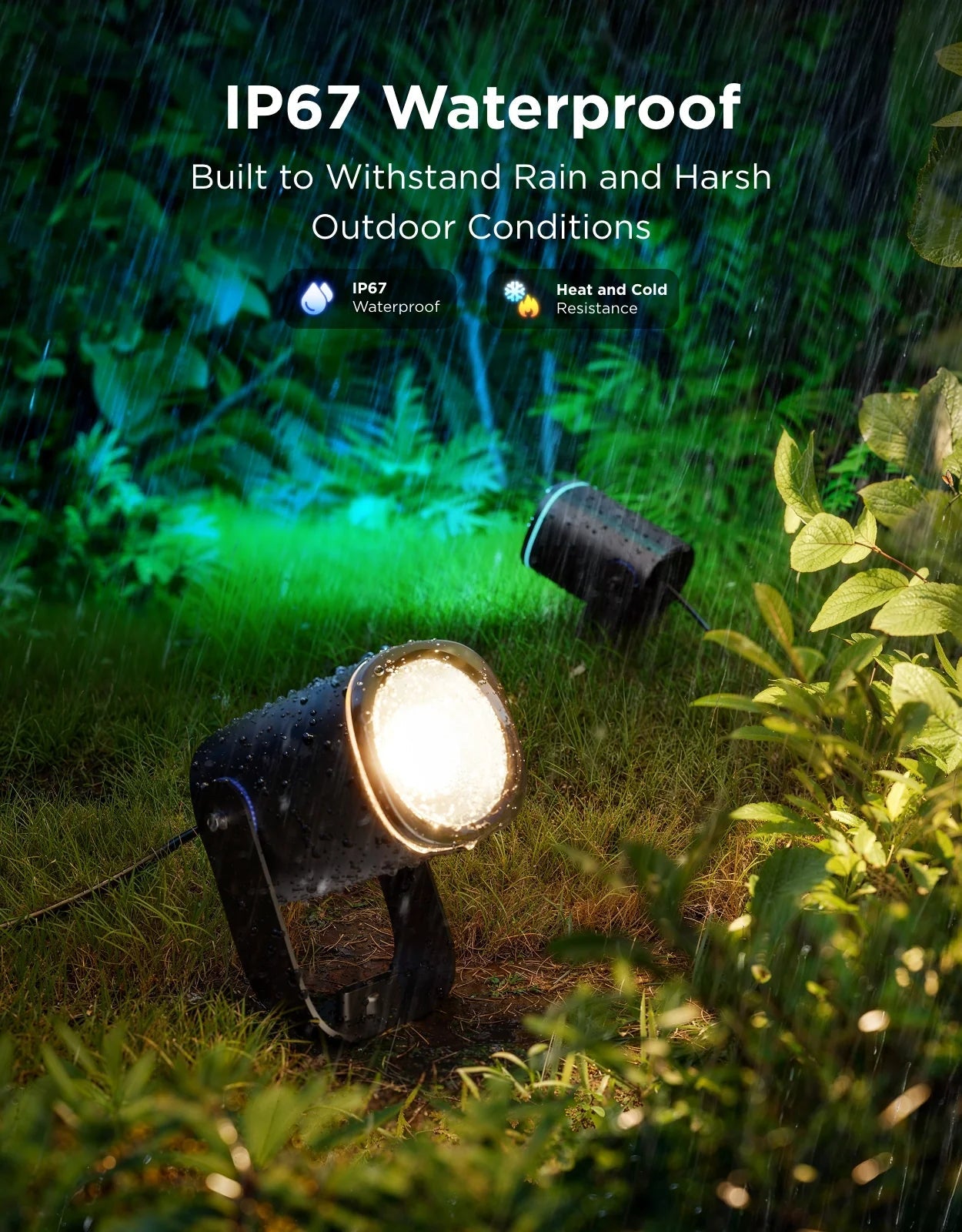Govee Outdoor Spot Light 2-Pack - H7093511 Flood & Spot Lights