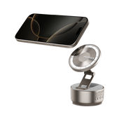 Momax 1-SNAP GO Auto Suction Magnetic Phone Stand (Titanium)