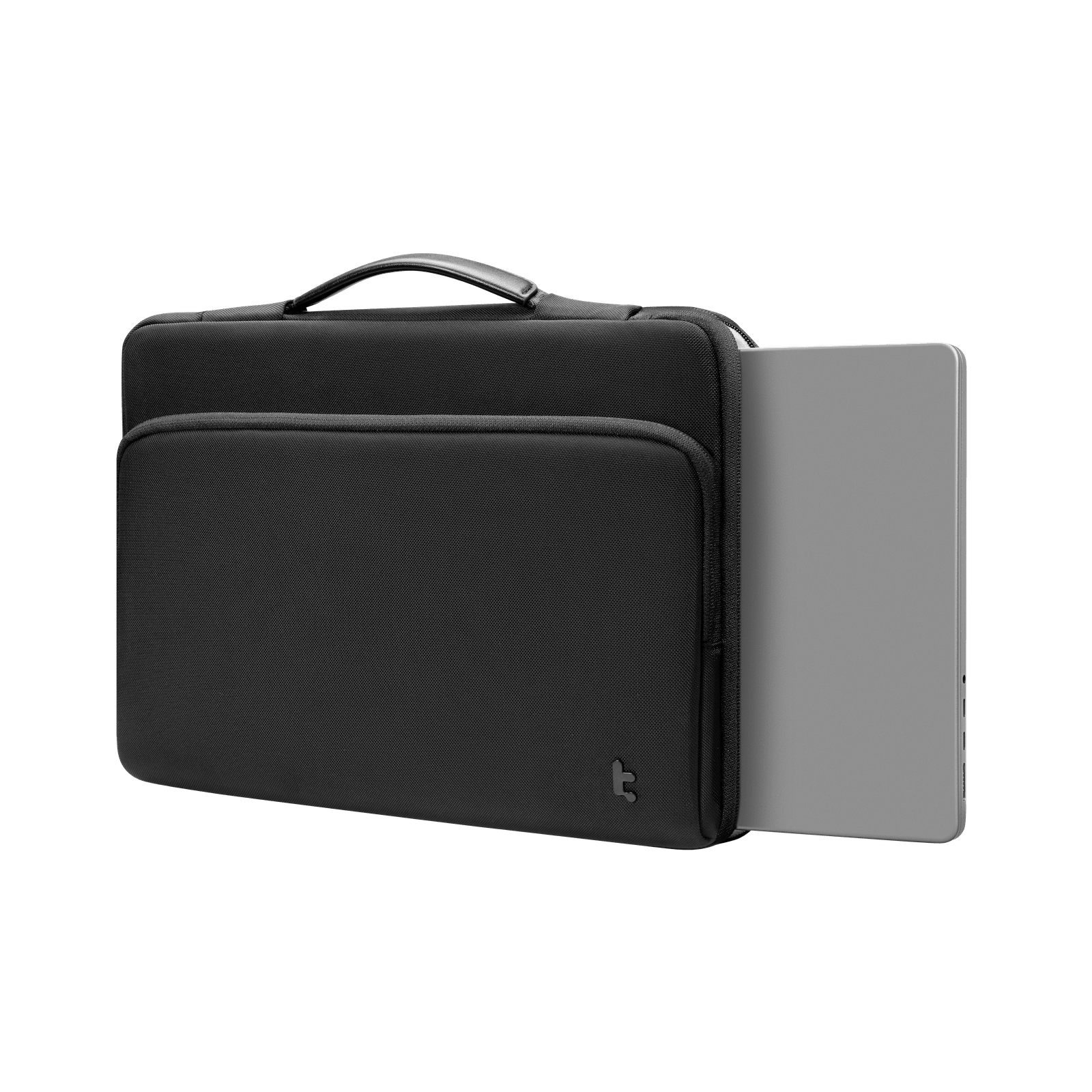tomtoc Defender-A14 Premium Laptop Briefcase 13 Inch MacBook Black - A14C2D3 Laptop Bags
