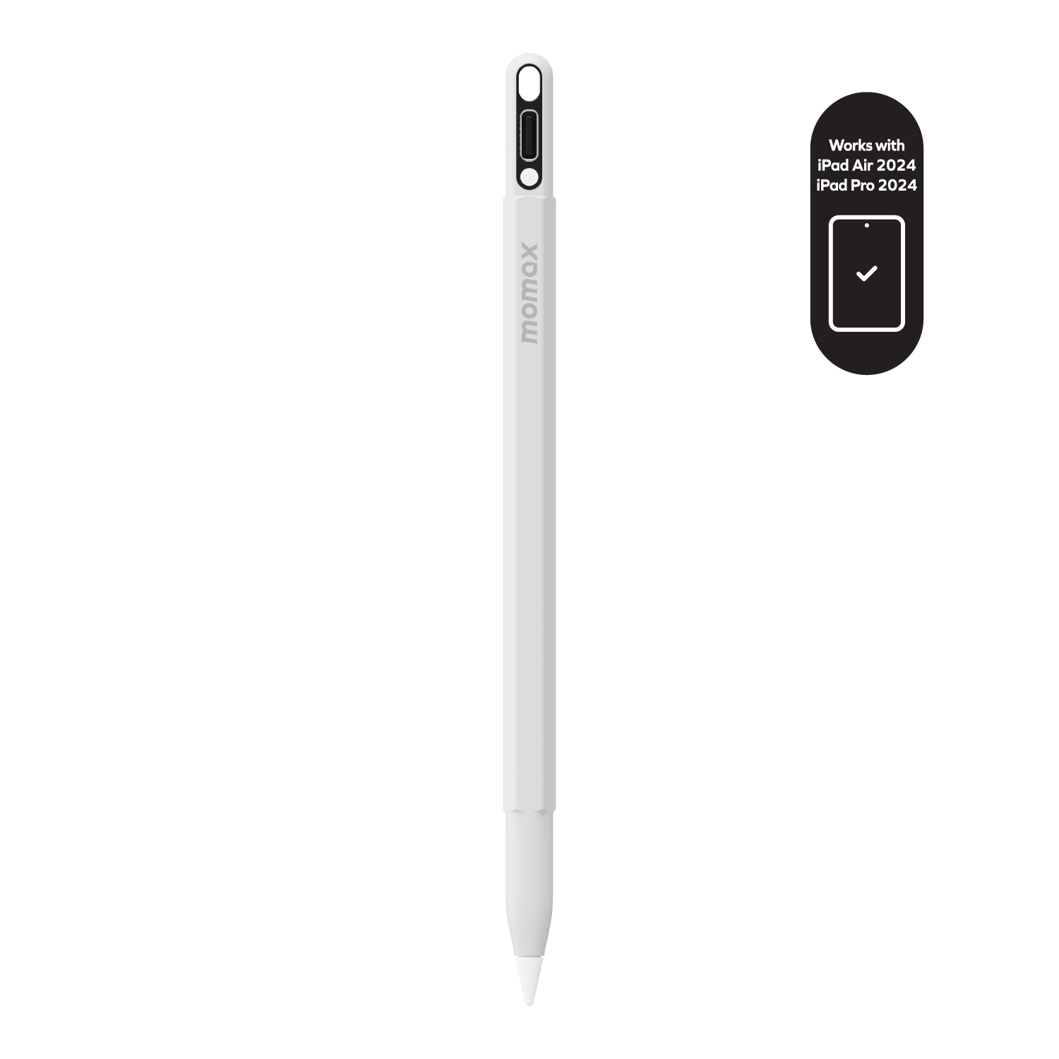 Momax Mag.Link Pop Magnetic Active Stylus Pen (White)