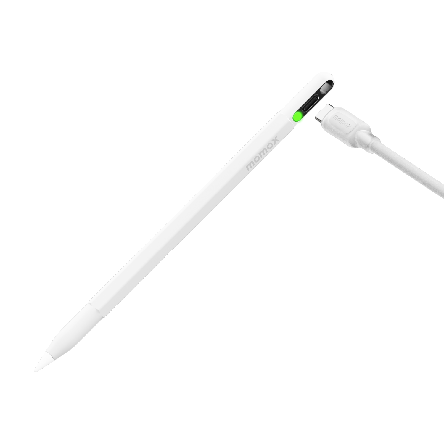 Momax Mag.Link Pop Magnetic Active Stylus Pen (White)