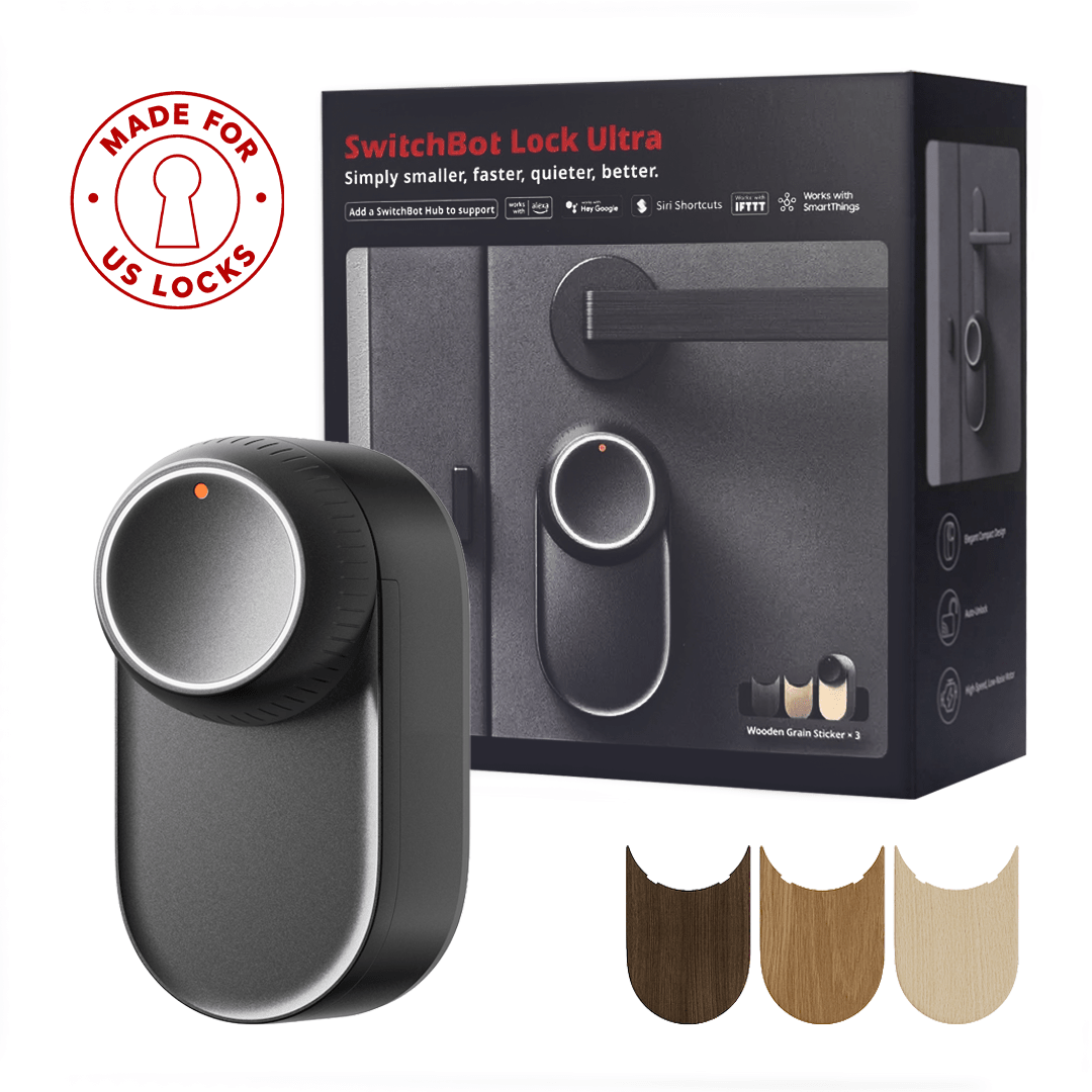 SwitchBot Lock Ultra – Smart Retrofit Door Lock US Version - W5600000US Locks & Latches