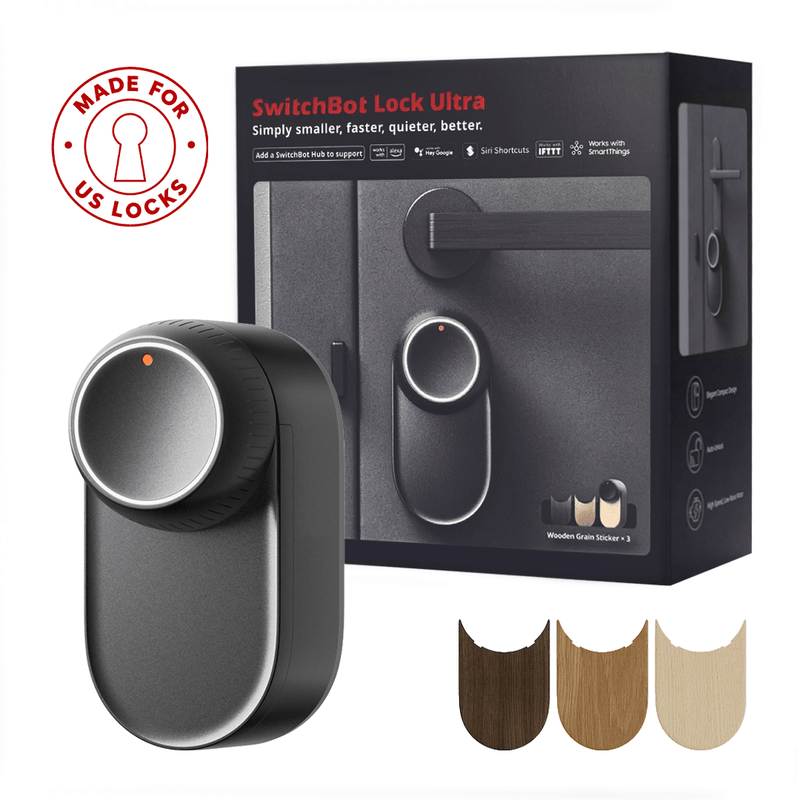 SwitchBot Lock Ultra – Smart Retrofit Door Lock US Version - W5600000US Locks & Latches