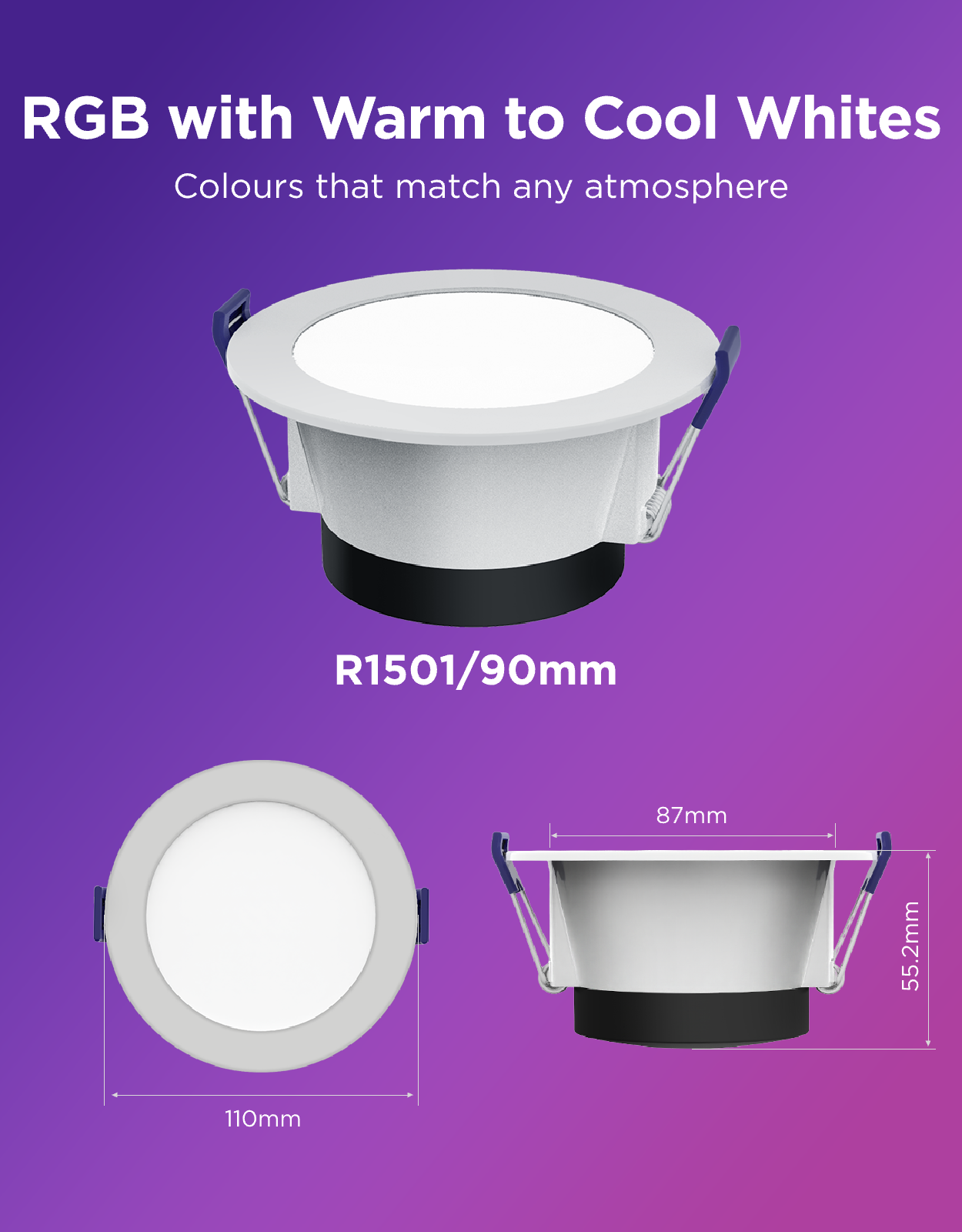 Govee Smart Colour Downlight 90mm