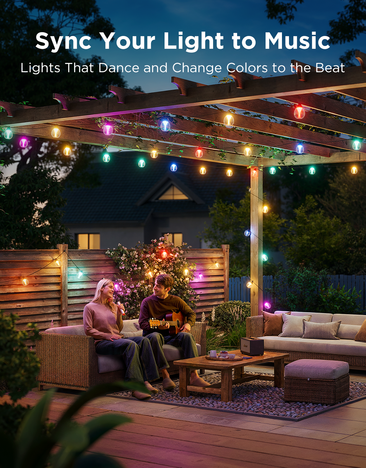 Govee Outdoor String Lights 15m IP67